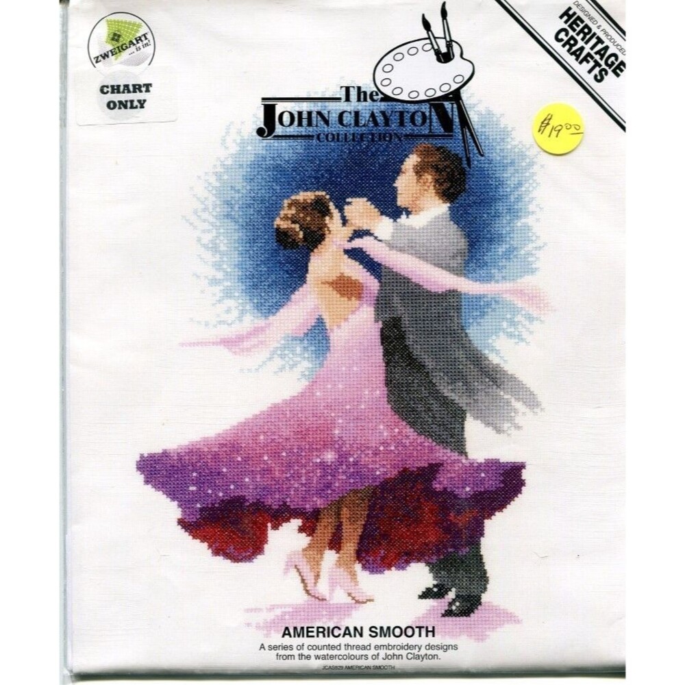 Cross Stitch Chart by Heritage Crafts - John Clayton Collection American Smooth